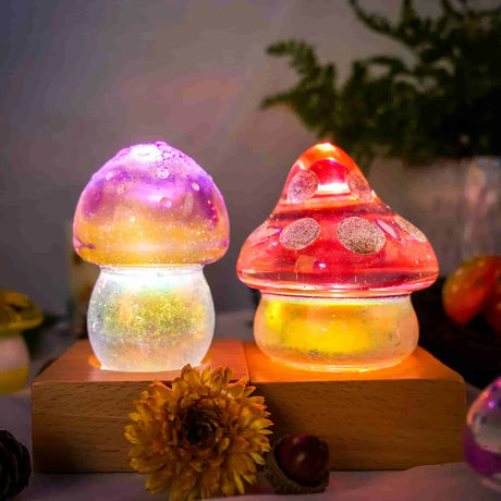 Resin Silicone Mold - Mushrooms