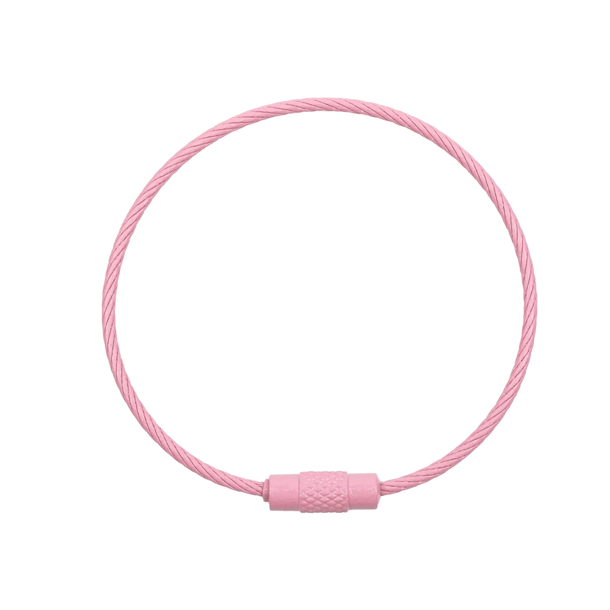 Beadable Charm Tumbler Cable - Light Pink