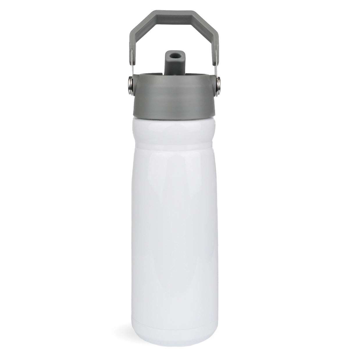 Hydration Flip Straw Tumbler - White