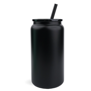 Stainless Steel Can - Powder Coated Black