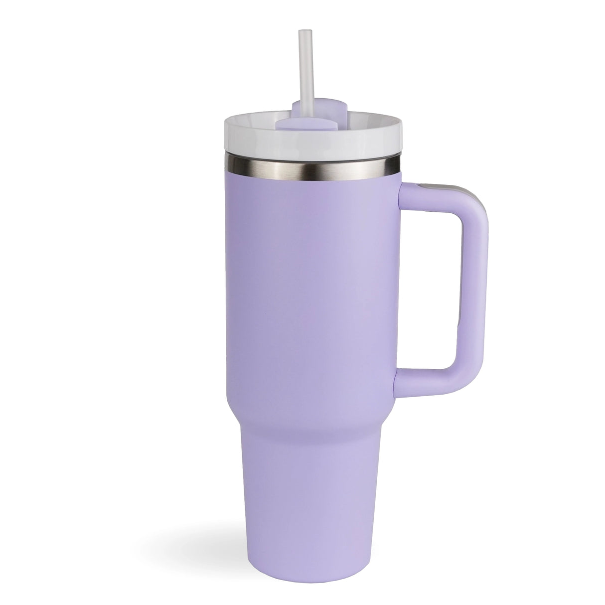 handled travel mug standard matte purple