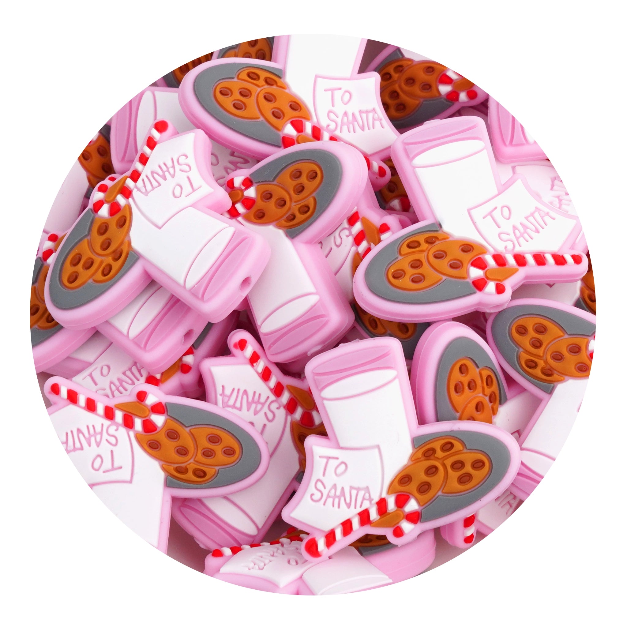 Master Maker Crafts -  Silicone Focal Bead - Milk & Cookies (5 Beads) | Master Maker Crafts - Wholesale Craft Supplies - Fast Shipping from Ohio DIY Craft Warehouse