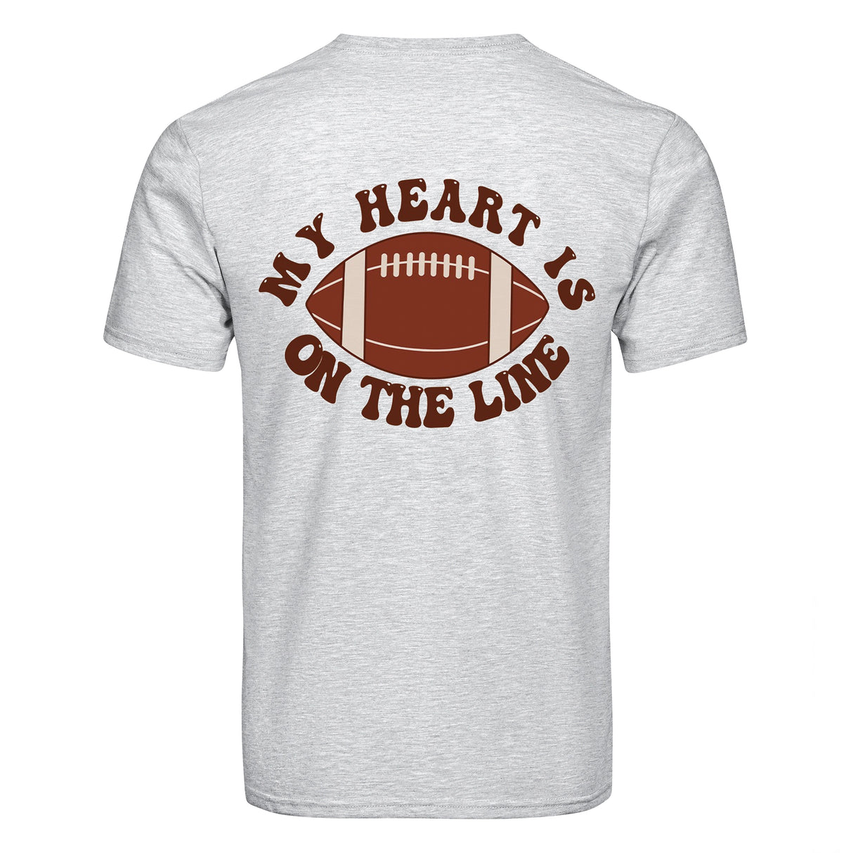 DTF Heat Transfer - My Heart Football