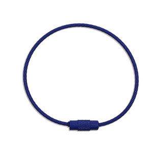 Beadable Charm Tumbler Cable - Navy Blue