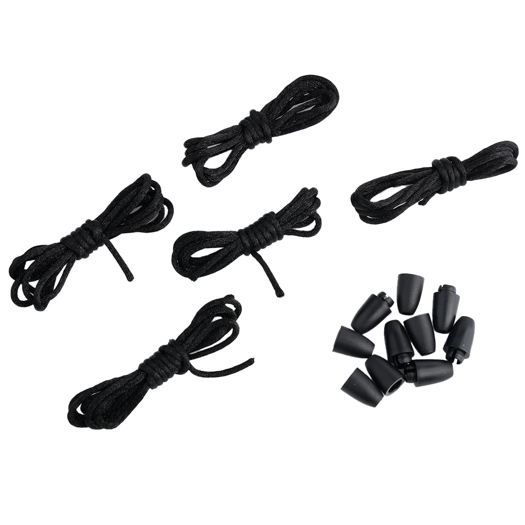 Master Maker Crafts -  Nylon Thread & Breakaway Clasp - Black (5 Sets) | Master Maker Crafts - Wholesale Craft Supplies - Fast Shipping from Ohio DIY Craft Warehouse