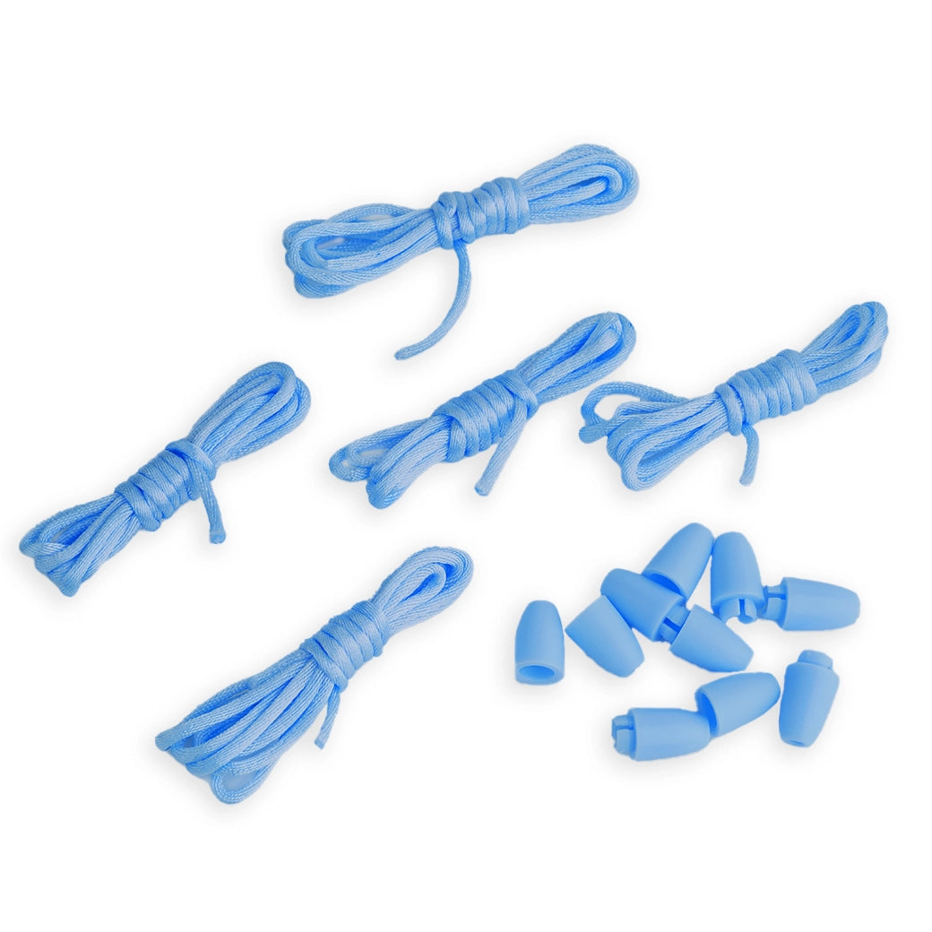 Master Maker Crafts -  Nylon Thread & Breakaway Clasp - Blue (5 Sets) | Master Maker Crafts - Wholesale Craft Supplies - Fast Shipping from Ohio