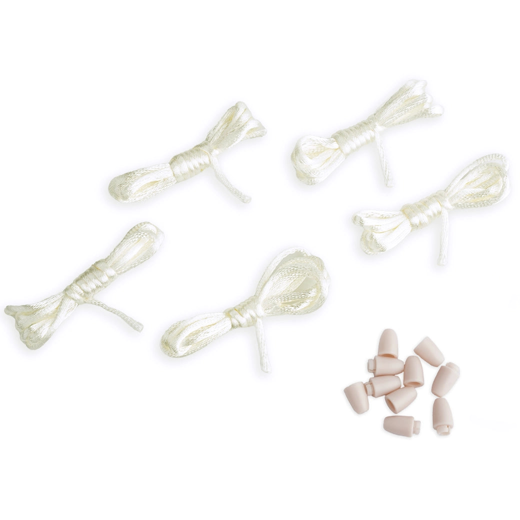 Master Maker Crafts -  Nylon Thread & Breakaway Clasp - Ivory (5 Sets) | Master Maker Crafts - Wholesale Craft Supplies - Fast Shipping from Ohio DIY Craft Warehouse