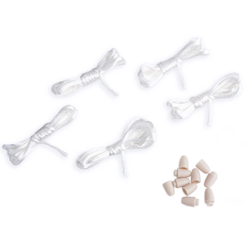 Master Maker Crafts -  Nylon Thread & Breakaway Clasp - White (5 Sets) | Master Maker Crafts - Wholesale Craft Supplies - Fast Shipping from Ohio DIY Craft Warehouse