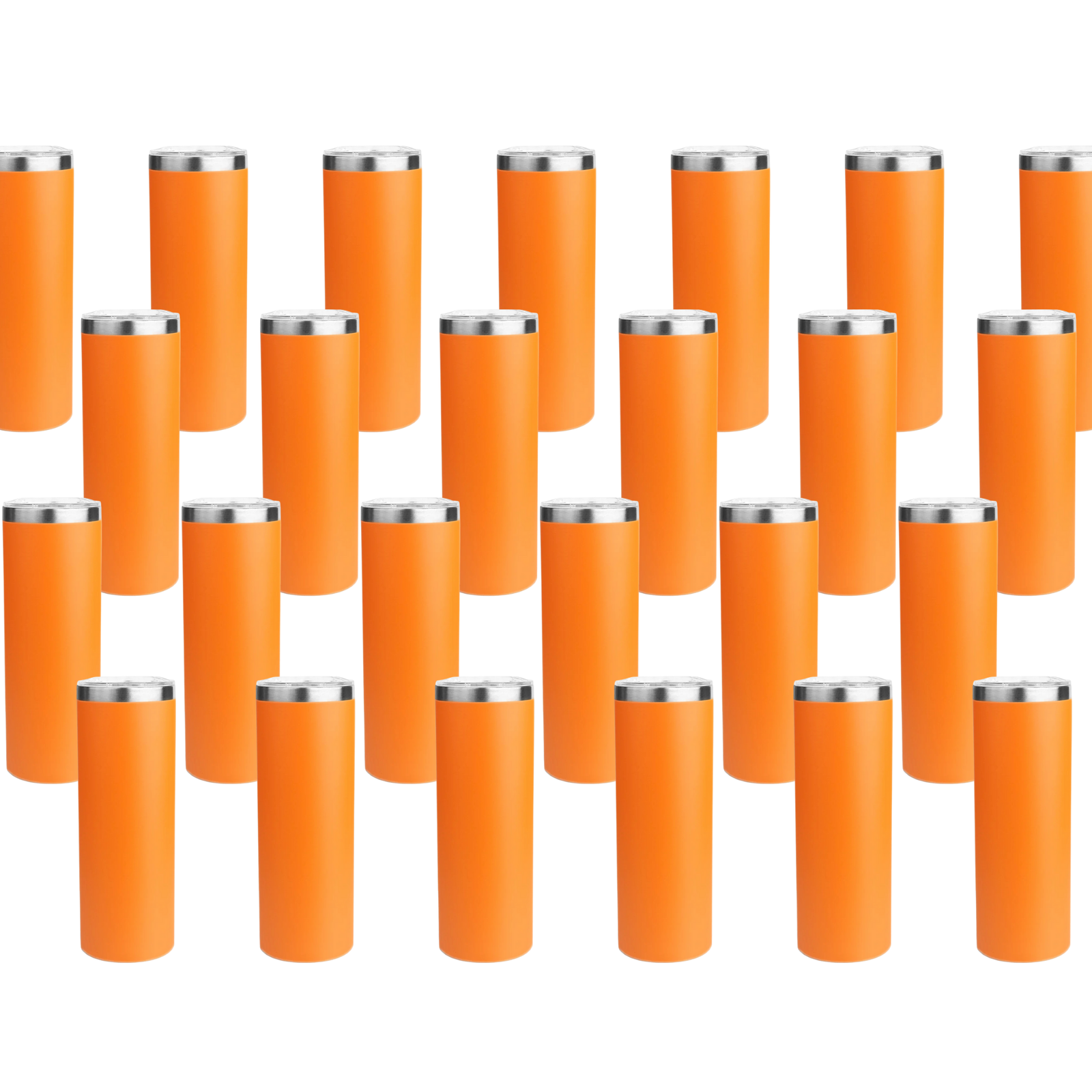 Master Maker Crafts -  20 oz Tall Skinny Tumbler - Orange (25 Piece CASE) | Master Maker Crafts - Wholesale Craft Supplies - Fast Shipping from Ohio