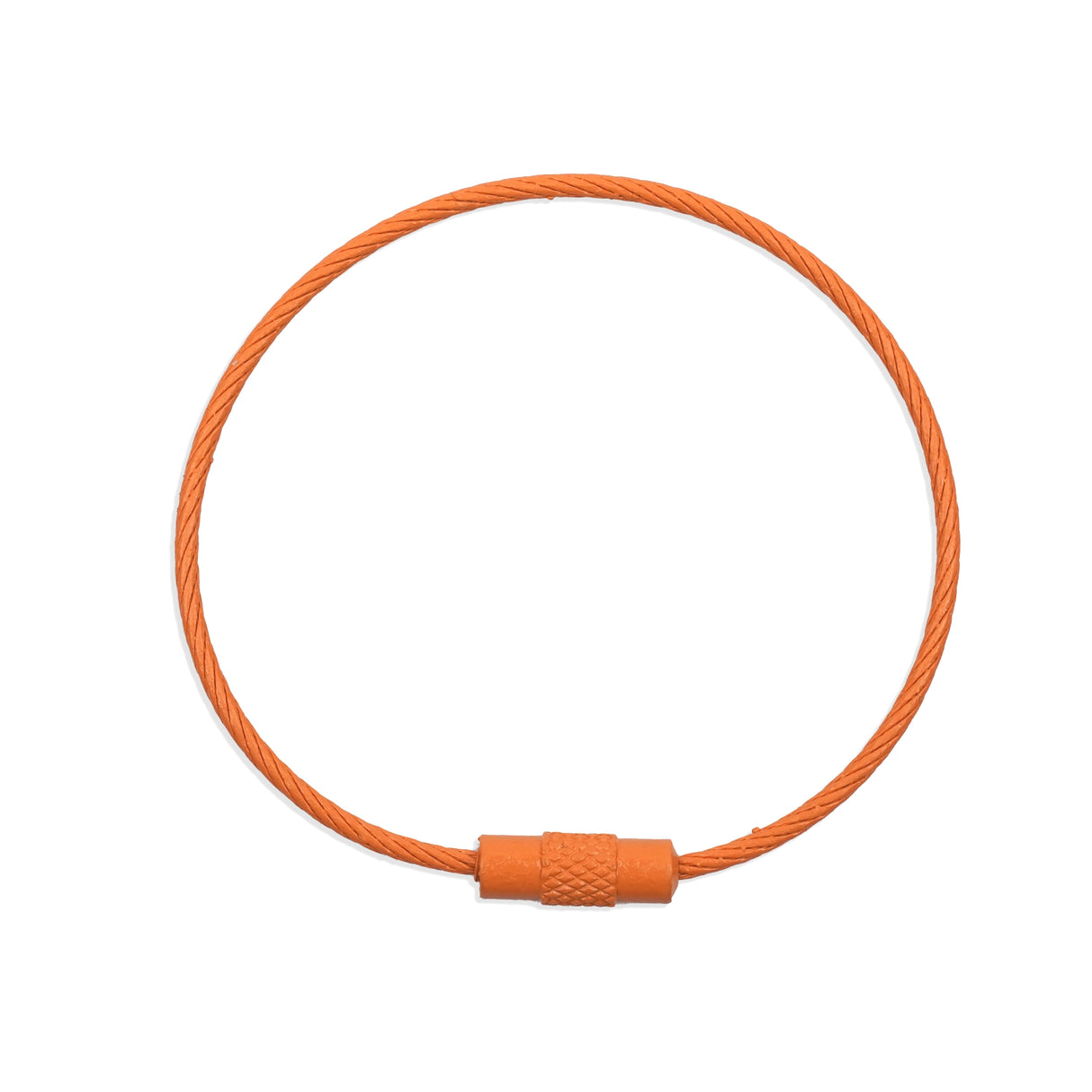 Beadable Charm Tumbler Cable - Orange