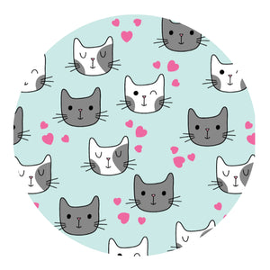 pretty kitties sublimation paper print