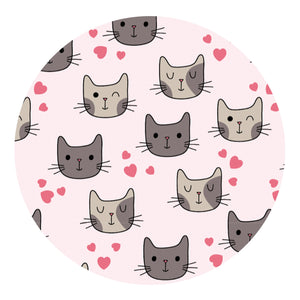 pretty kitties sublimation paper print