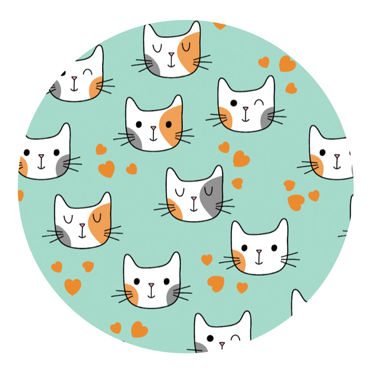 pretty kitties sublimation paper print