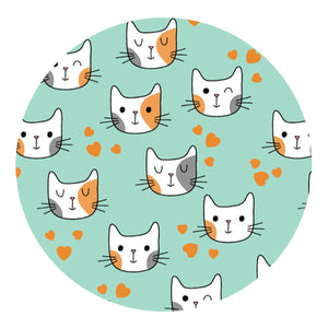 pretty kitties sublimation paper print