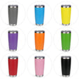 assorted pack colored tumblers set 1