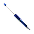 pen bead able metallic royal blue