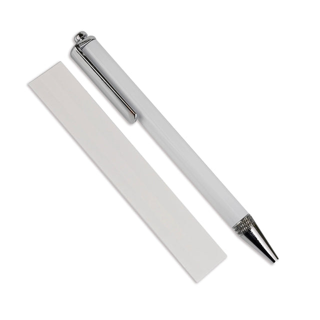 pen sublimation blank white silver