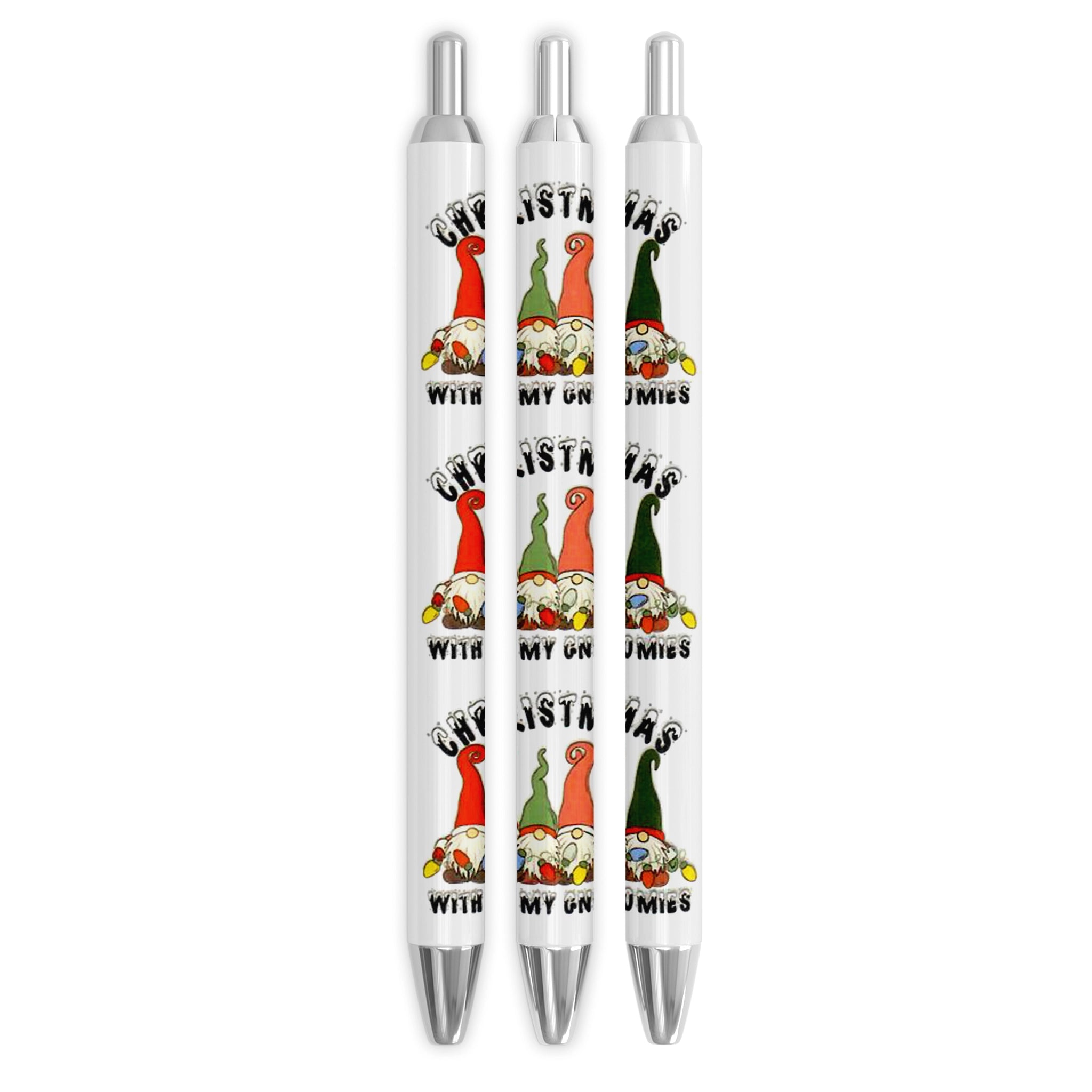 Master Maker Crafts -  UV DTF Pen Wrap Only - Holiday Gnomies 5 Decals 4.25" x 1.25" (Pen NOT Inclued) | Master Maker Crafts - Wholesale Craft Supplies - Fast Shipping from Ohio DIY Craft Warehouse
