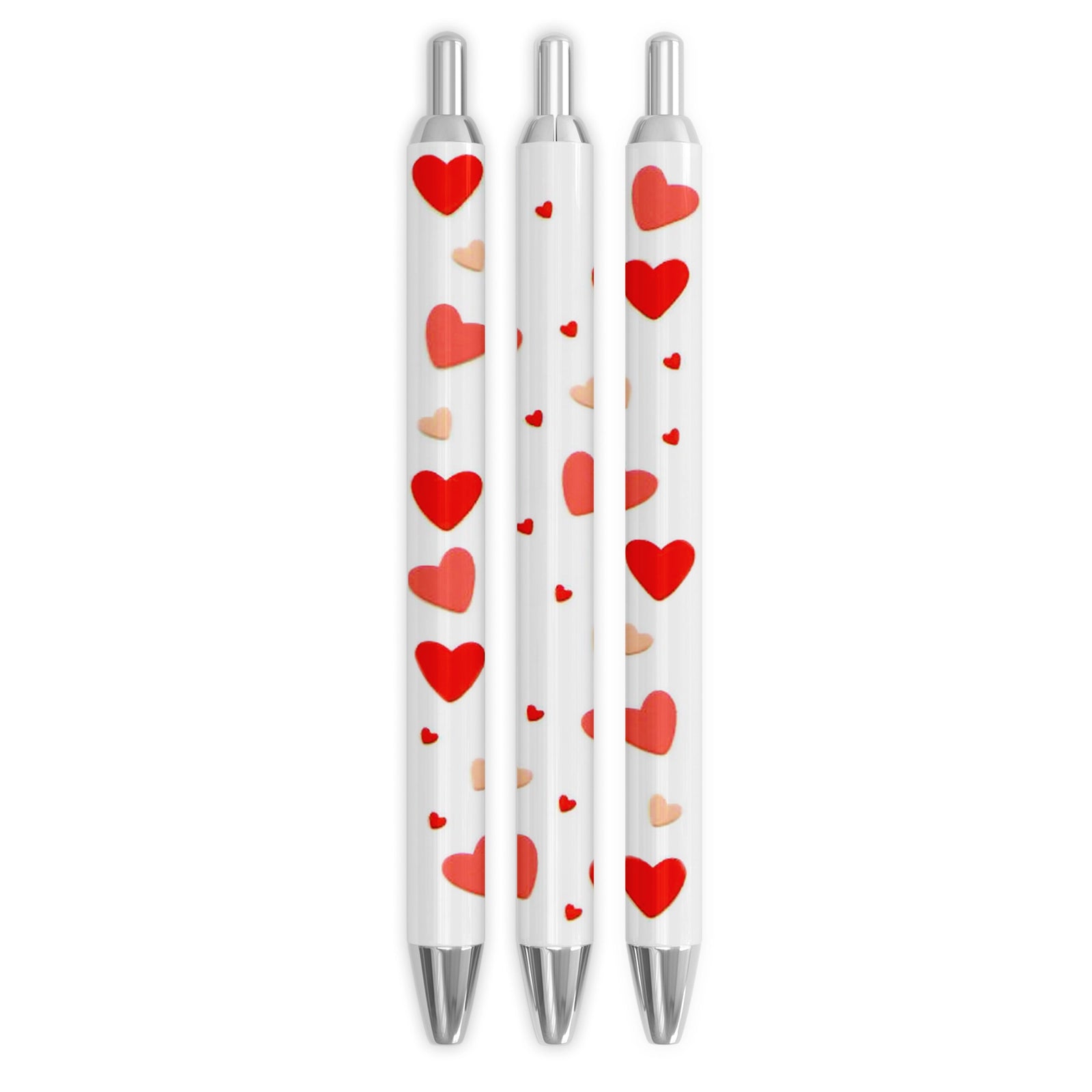 Master Maker Crafts -  UV DTF Pen Wrap Only - Sweet Hearts 5 Decals 4.25