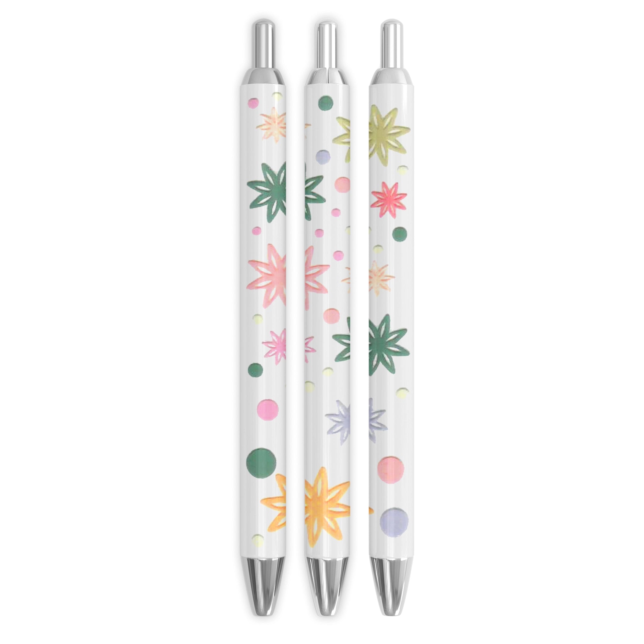 Master Maker Crafts -  UV DTF Pen Wrap Only - Confetti Florals 5 Decals 4.25" x 1.25" (Pen NOT Inclued) | Master Maker Crafts - Wholesale Craft Supplies - Fast Shipping from Ohio DIY Craft Warehouse