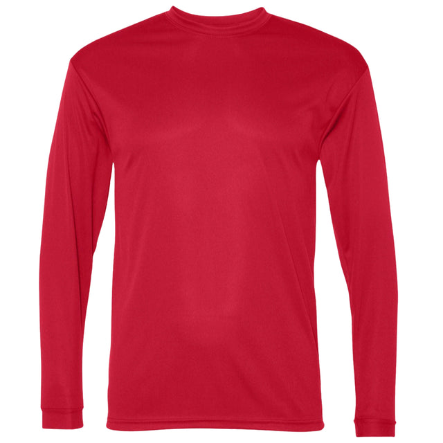performance t shirt long sleeve red