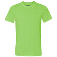 performance t shirt short sleeve lime green