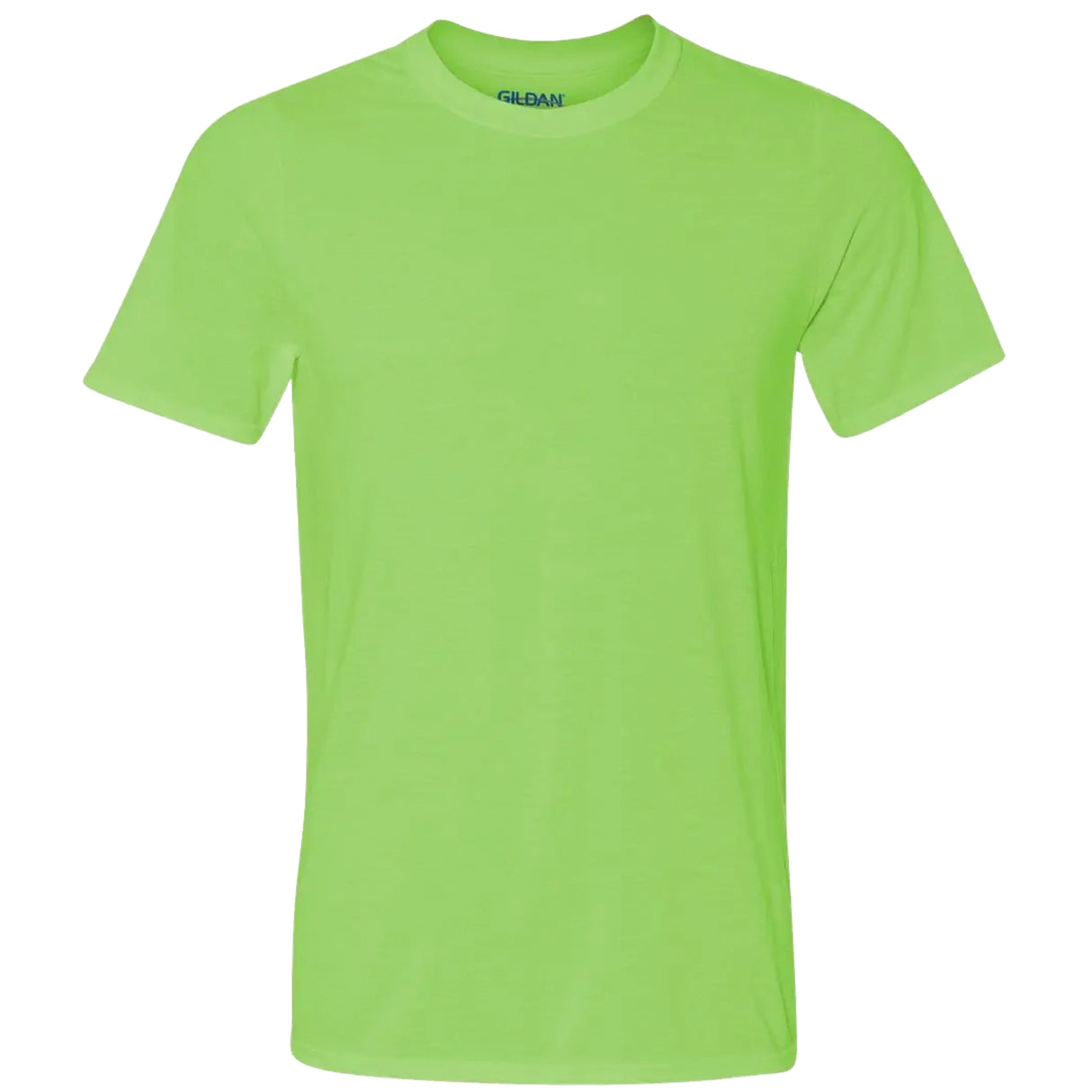 performance t shirt short sleeve lime green