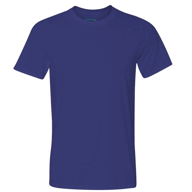 performance t shirt short sleeve purple