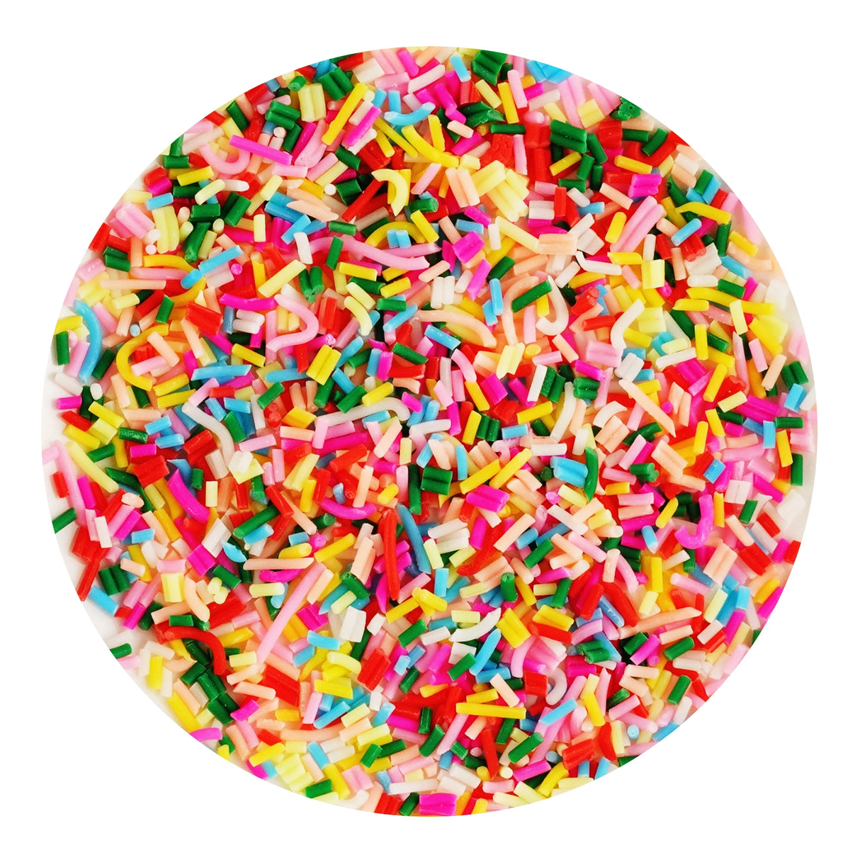 Poly Clay Slices - Pastel Spring Sprinkles