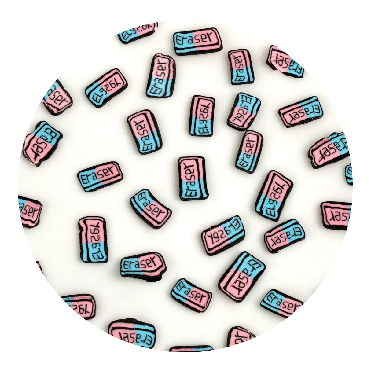 Poly Clay Slices - School Eraser