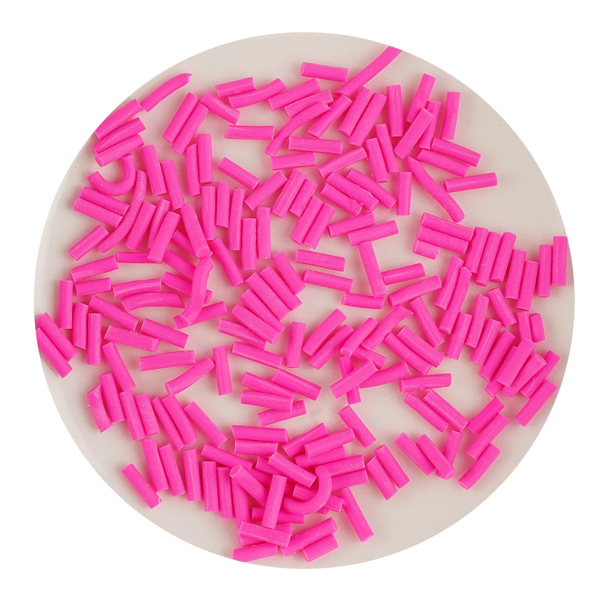 Poly Clay Sprinkles - Hot Pink