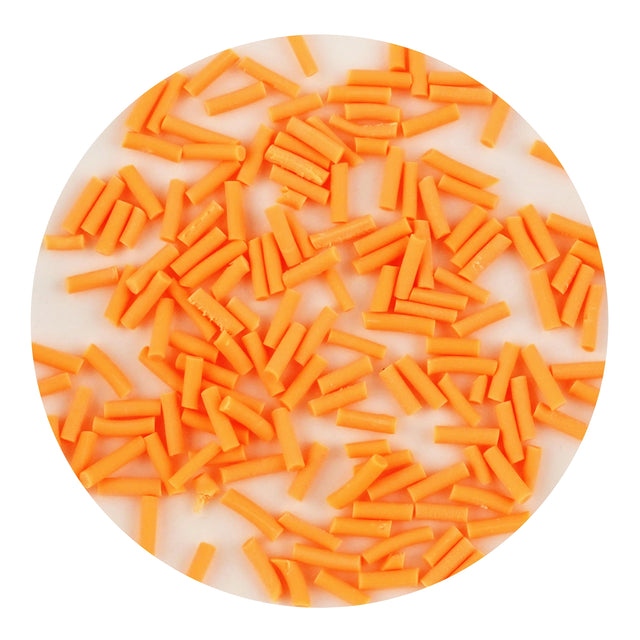 poly clay sprinkles orange