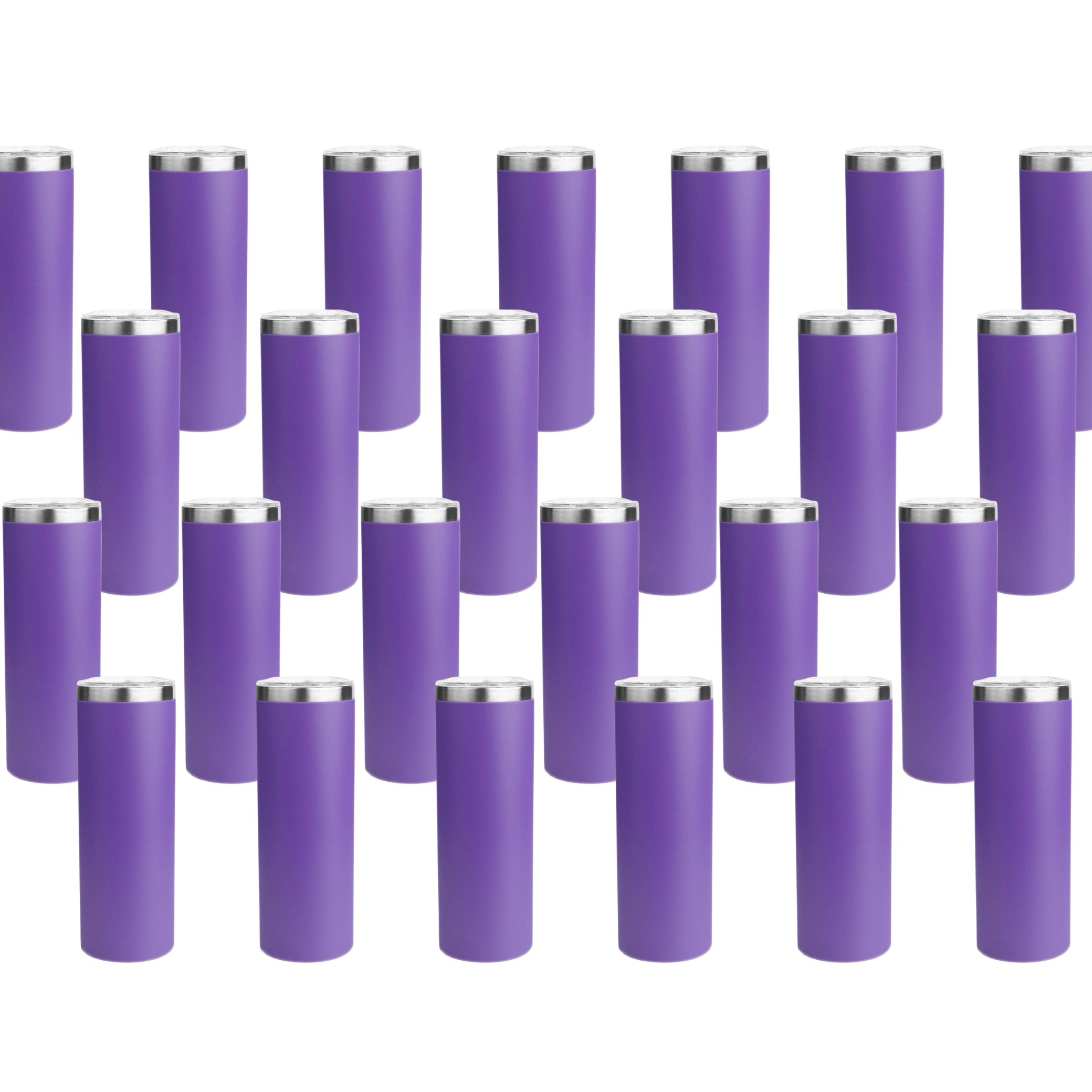 Master Maker Crafts -  20 oz Tall Skinny Tumbler - Purple (25 Piece CASE) | Master Maker Crafts - Wholesale Craft Supplies - Fast Shipping from Ohio DIY Craft Warehouse