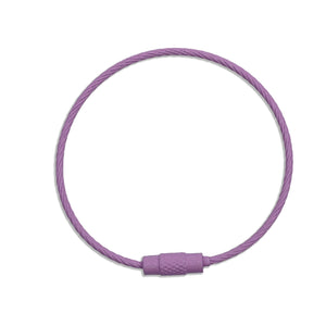 Beadable Charm Tumbler Cable - Purple