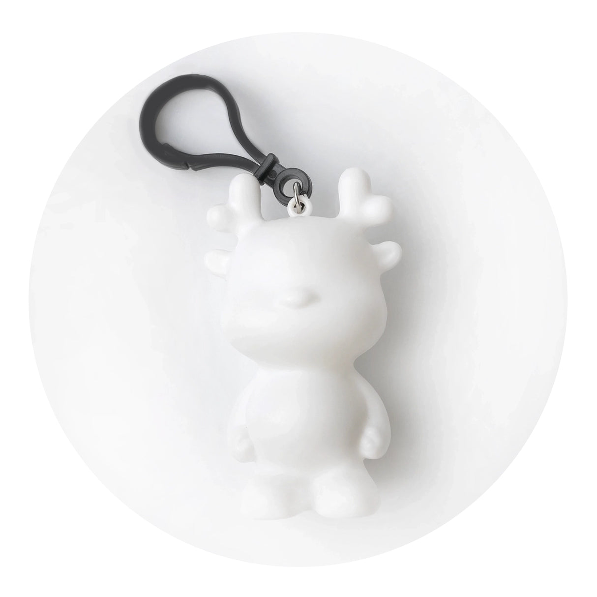 Fluid Pour Paint Key Chain - Little Deer