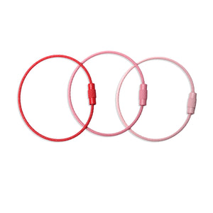 Beadable Charm Tumbler Cable - Red