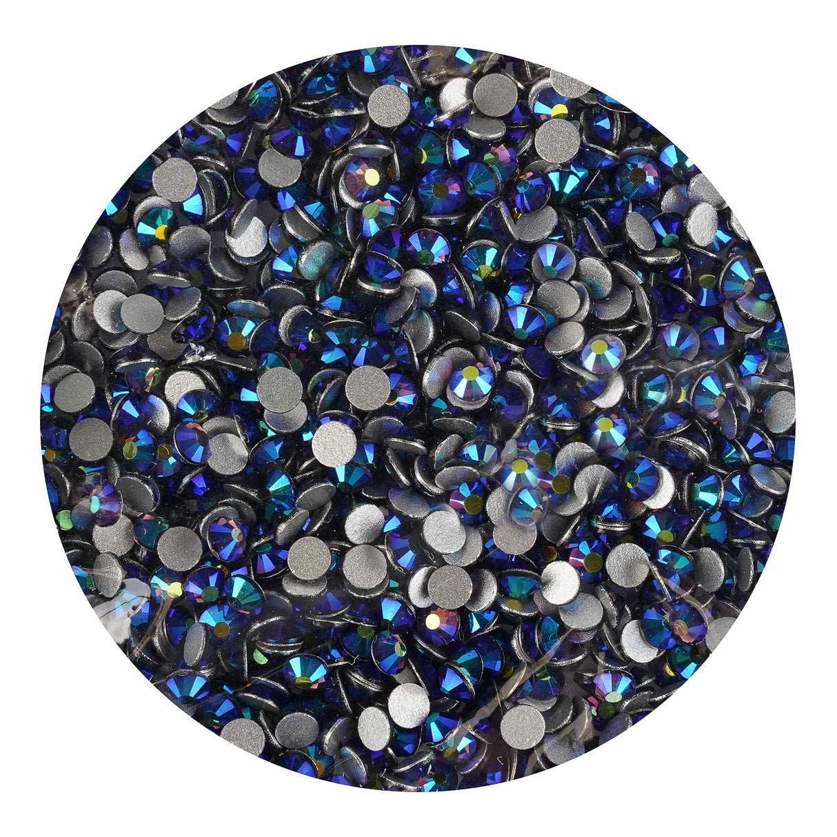 Rhinestone Aurora Borealis Iridescent Non Hotfix - Tanzanite