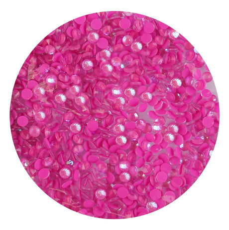 Rhinestone Luminescent Non Hotfix - Hot Pink