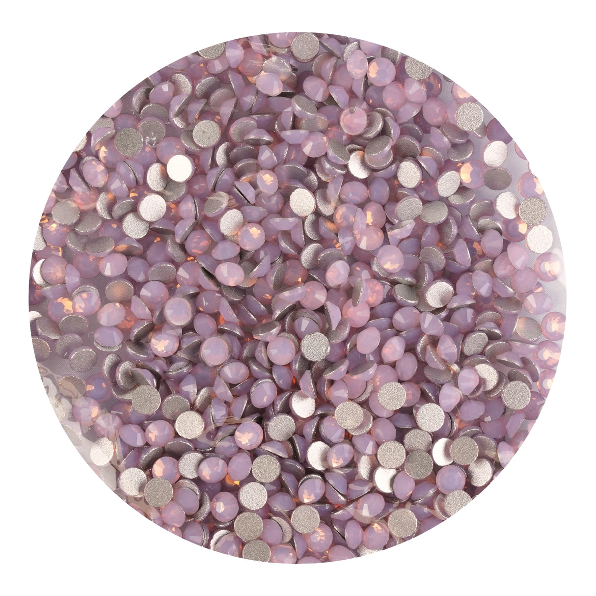 rhinestone opalescent non hotfix pink