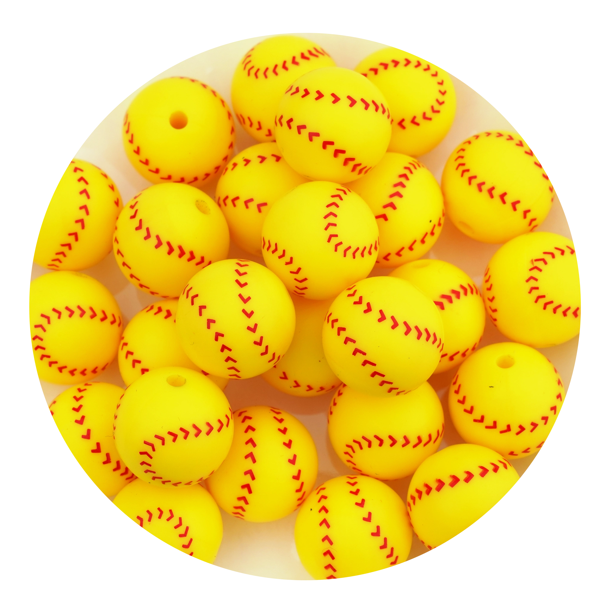 Sport Balls Silicone Focal Beads | Master Maker Crafts - Wholesale Craft Supplies - Fast Shipping from Ohio DIY Craft Warehouse