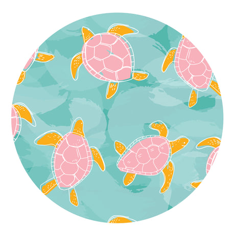 sea turtle sublimation paper print