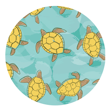 sea turtle sublimation paper print