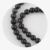 Stone String Beads - Black