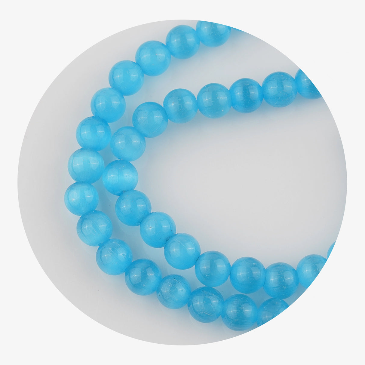 Stone String Beads - Blue