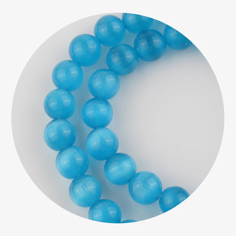 stone string beads blue