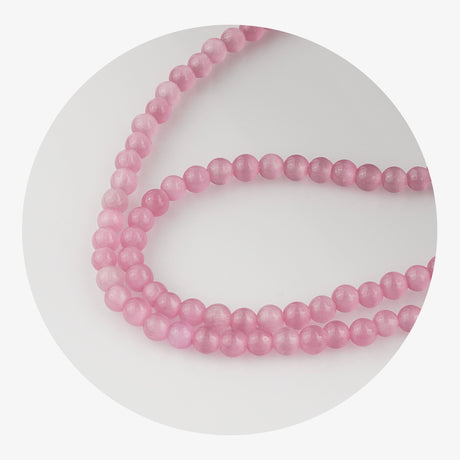 Stone String Beads - Pink