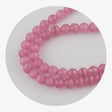 stone string beads light pink