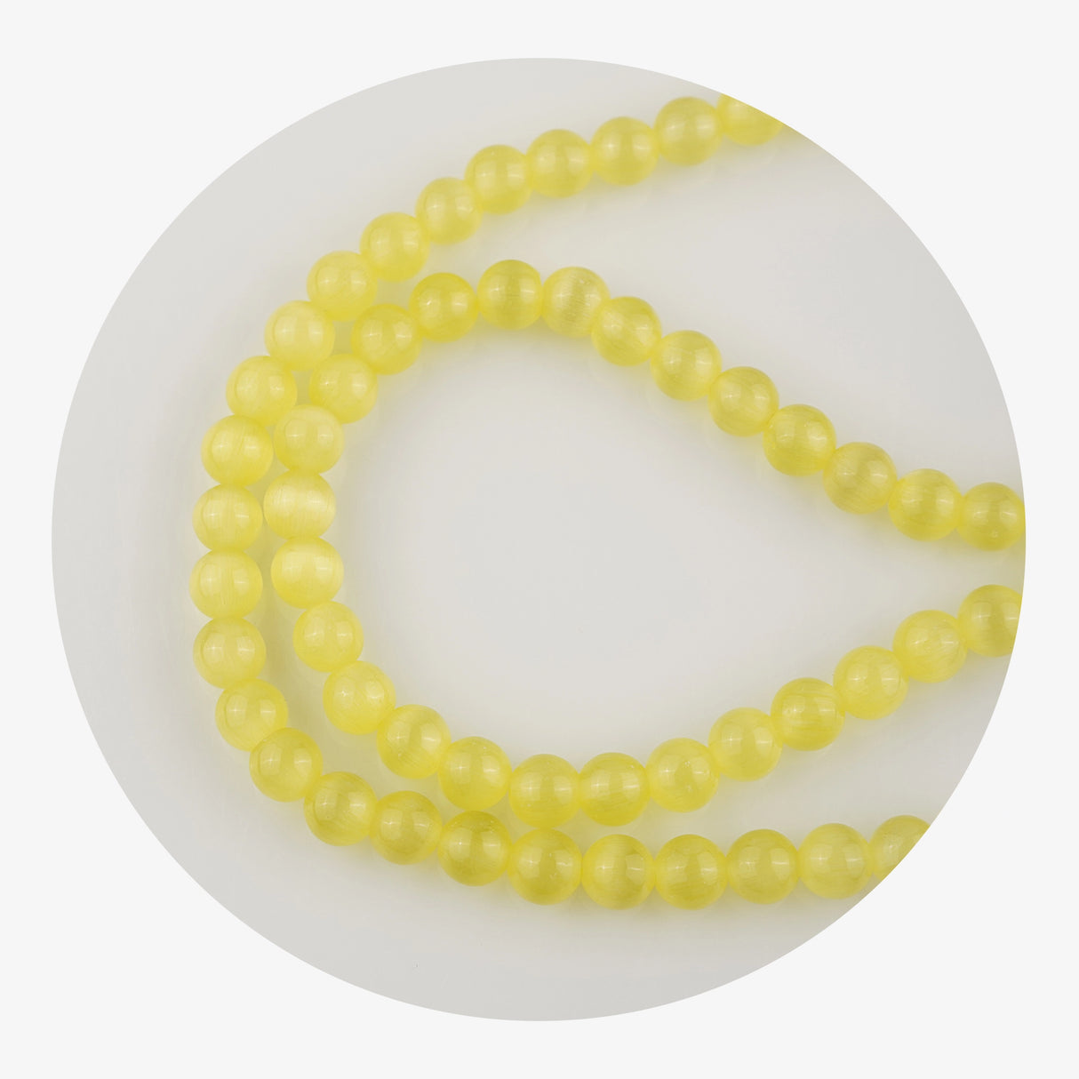 Stone String Beads - Yellow