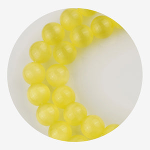 stone string beads yellow