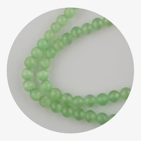 stone string beads mint